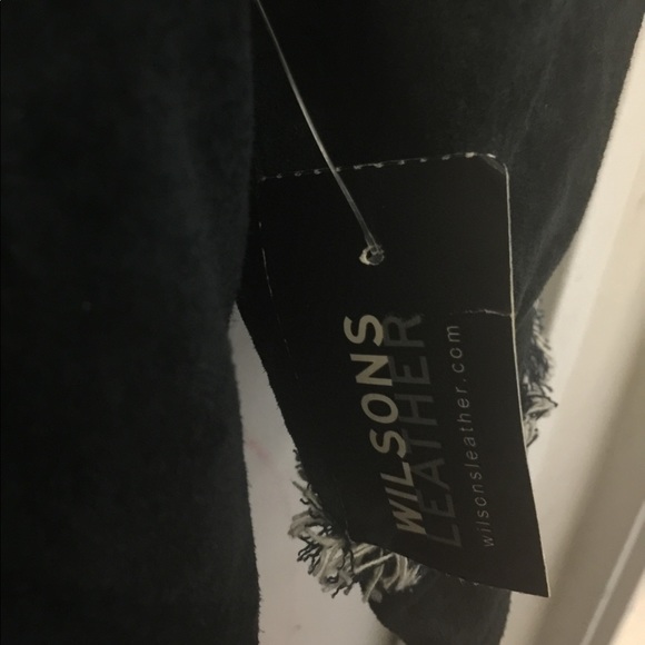 Navy Suede pantsuit - Picture 3 of 8